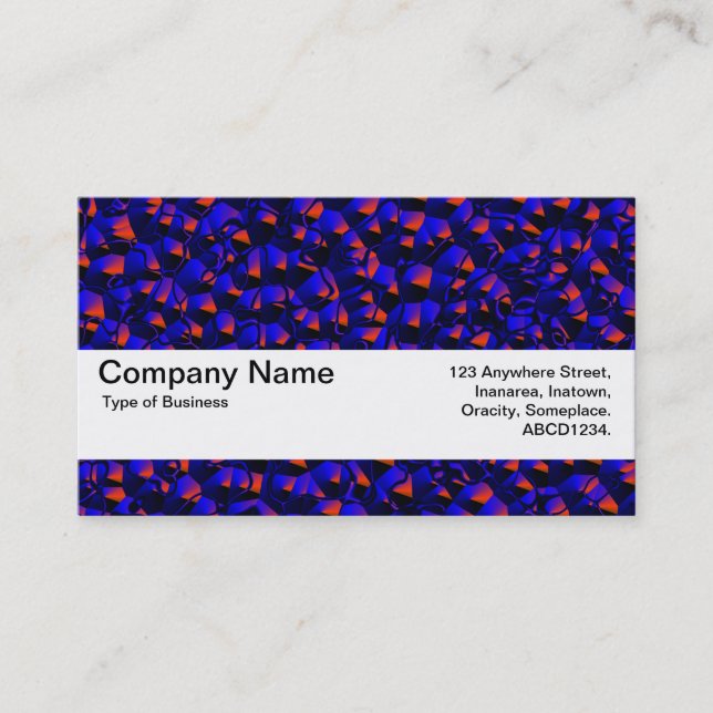 Texture Band V2 - Abstract 080716(2) Business Card (Front)