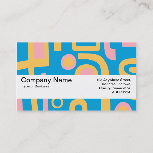 Texture Band V2 - Abstract 170914 Business Card (Front)