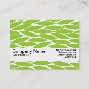 Texture Band V2 - Abstract Leaves - Martian Grn Business Card