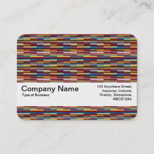Texture Band V2 - Colourful Stripes Business Card