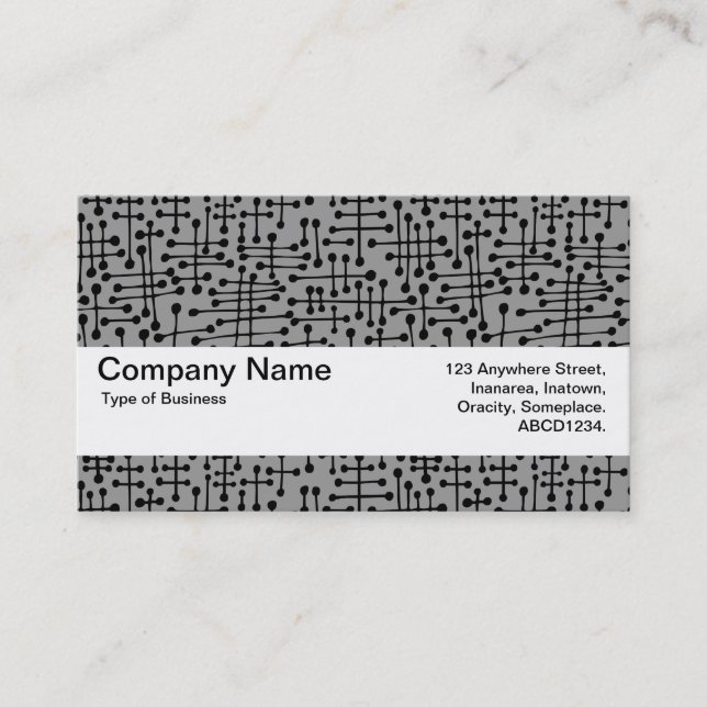 Texture Band V2 - Connected Spots Business Card (Front)