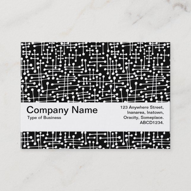 Texture Band V2 - Connected Spots II Business Card (Front)