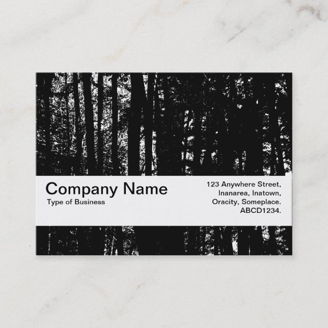 Texture Band V2 - Dark Woods HC Business Card (Front)