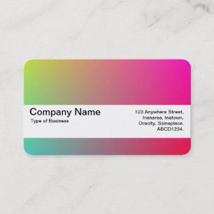 Texture Band V2 -  Gradient Y,M,B,R, Business Card