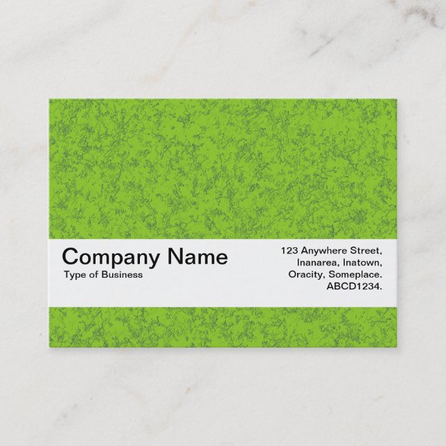 Texture Band V2 - Green Marble Business Card (Front)