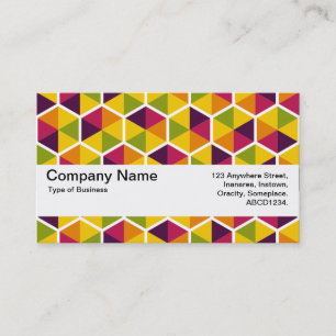 Texture Band V2 - Hexagon pattern 01 Business Card