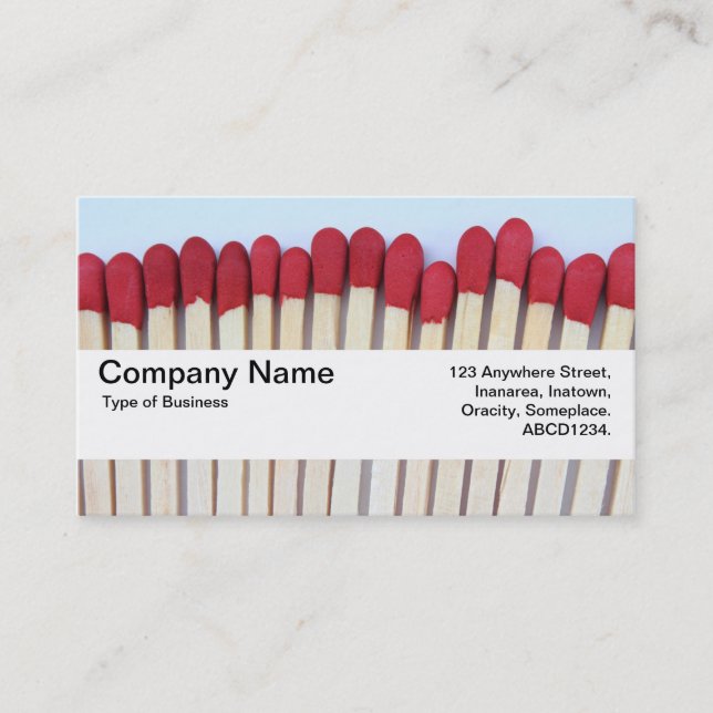 Texture Band V2 - Matches 03 Business Card (Front)