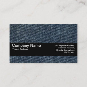 Texture Band V2 - Old Blue Jeans Business Card