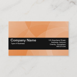 Texture Band V2 - Orange Cyan Business Card