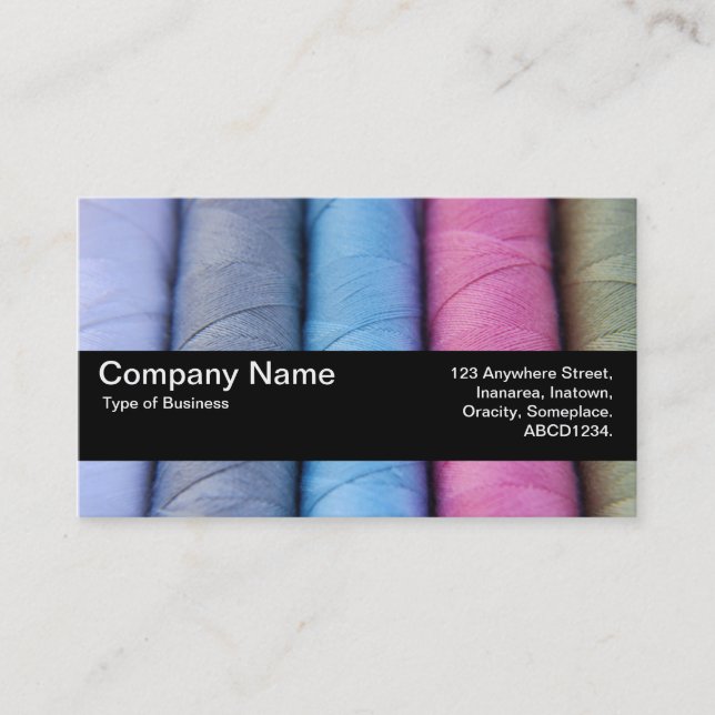 Texture Band V2 - Reels of Cotton Business Card (Front)