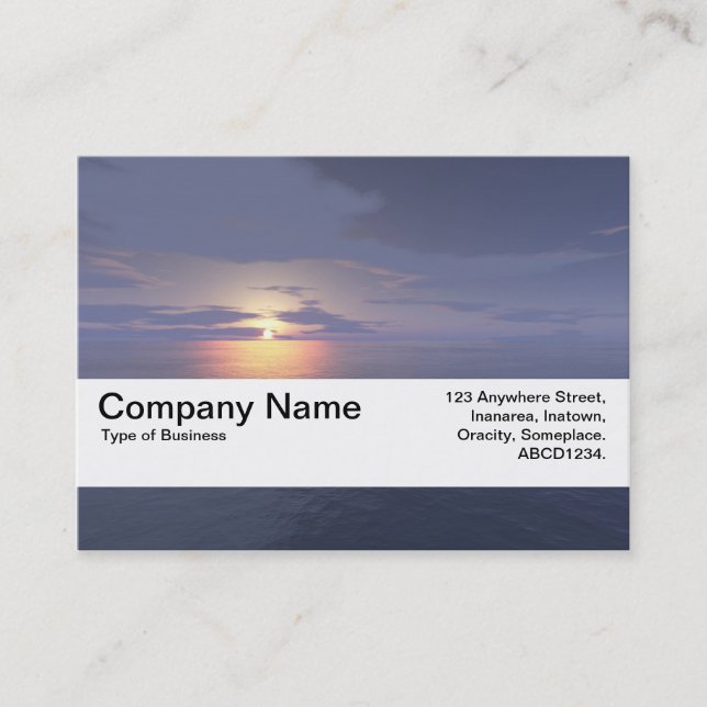 Texture Band V2 - Sunrise/Sunset Business Card (Front)