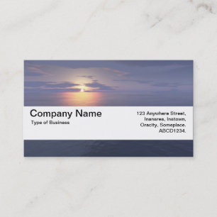 Texture Band V2 - Sunrise/Sunset Business Card