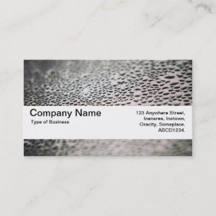 Texture Band V2 - Water Droplets on Glass 02 Business Card