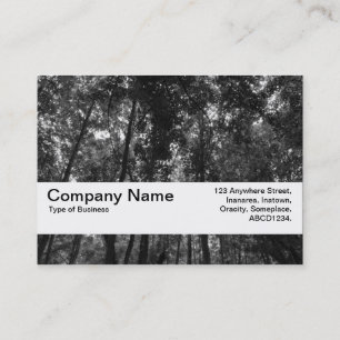 Texture Band V2 - Woodland Canopy 02 BW Business Card