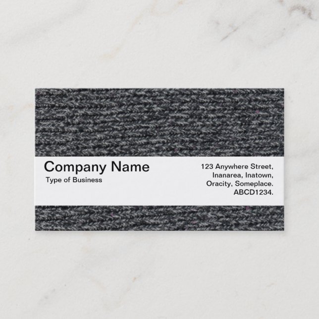 Texture Band V2 - Woolly Jumper 01 Business Card (Front)