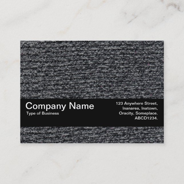 Texture Band V2 - Woolly Jumper 01 Business Card (Front)