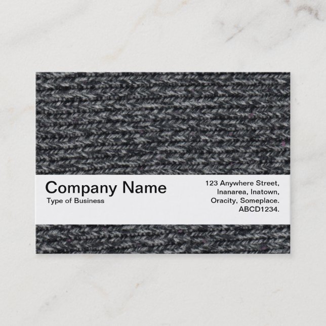 Texture Band V2 - Woolly Jumper 03 Business Card (Front)