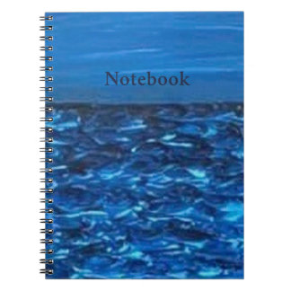 Texture Blue Art Print Notebook