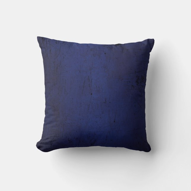 Texture blue dark wallpaper cushion (Front)