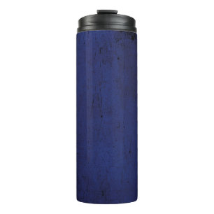 Texture blue dark wallpaper thermal tumbler