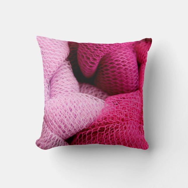 Texture braid weave mesh wallpaper cushion (Front)