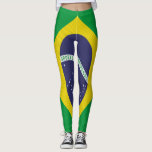 Texture Brazil Flag Legging<br><div class="desc">Texture Brazil Flag Legging design. If this design is perfect for you go ahead & make your friends jealous. Or gift this to your Mum,  Dad,  friends,  Brother & Sister on special occasions.</div>