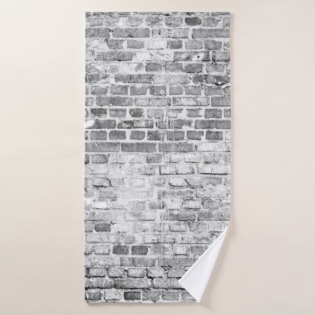 Texture. Brick backgroundabandoned,architecture,at Bath Towel (Bath Towel)