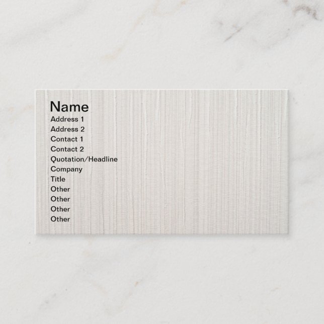 Texture Business Card (Front)