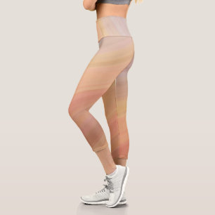 Texture capri leggings