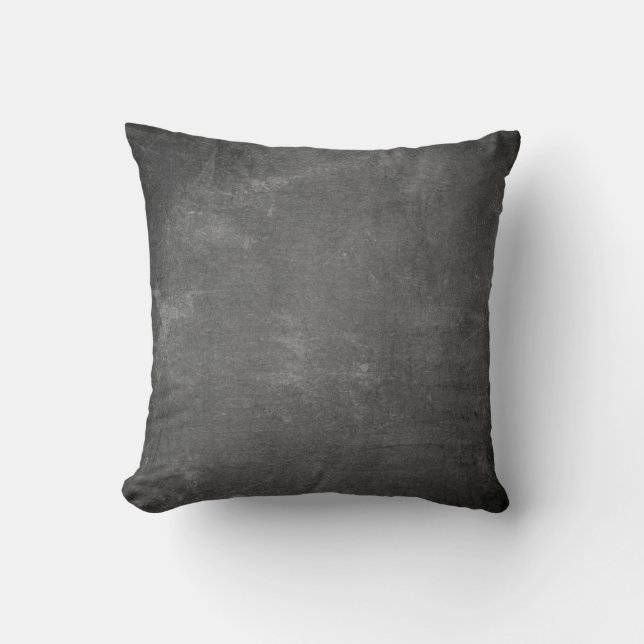 Texture chalkboard vintage rustic cushion (Front)