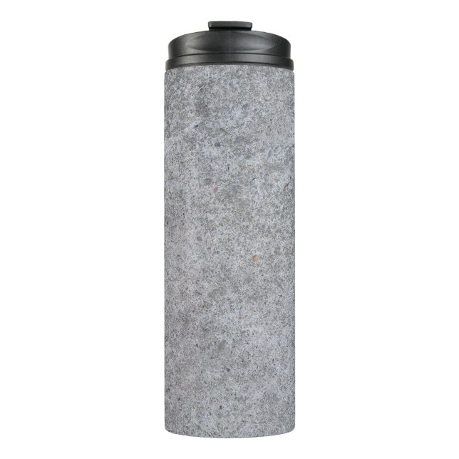 Texture concrete grey stone fine thermal tumbler (Front)