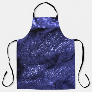Texture. Dark blue fabric. Decorative background f Apron