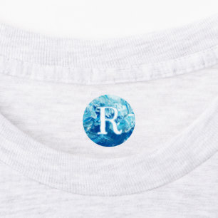 Texture Designs Single Initial Boy Clothing Labels