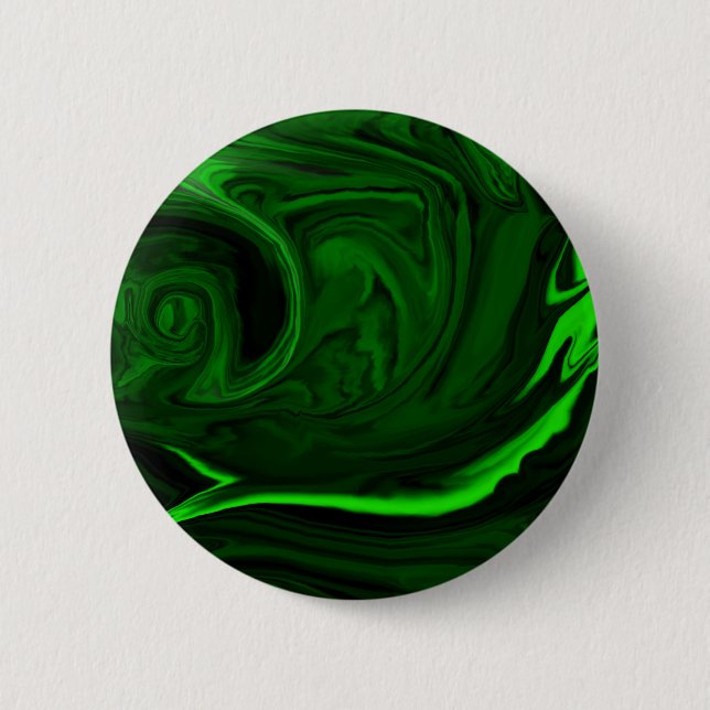 texture green malachite 6 cm round badge (Front)
