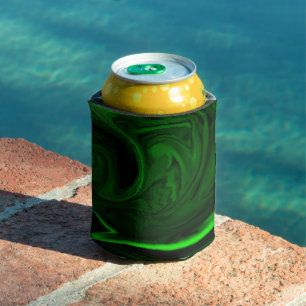texture green malachite belt buckle can cooler