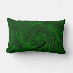 texture green malachite lumbar cushion