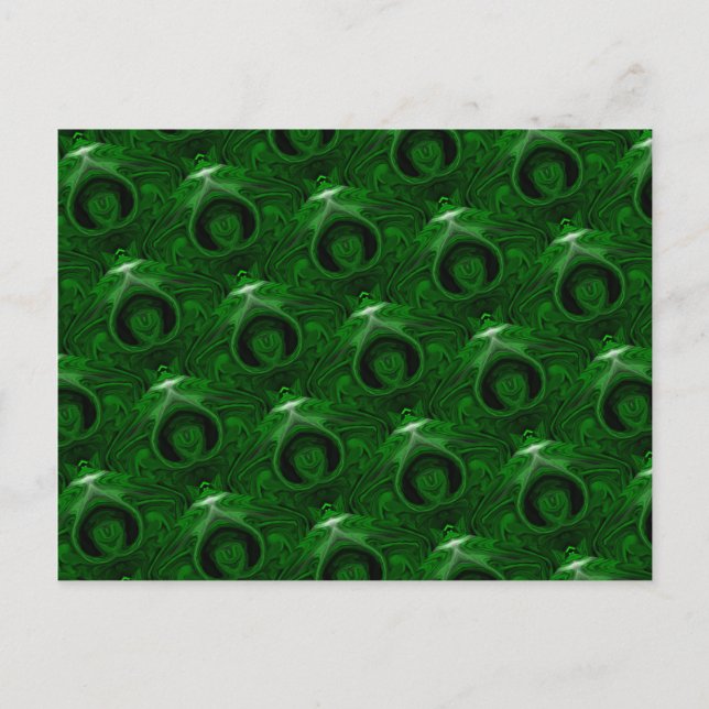 texture green malachite postcard (Front)