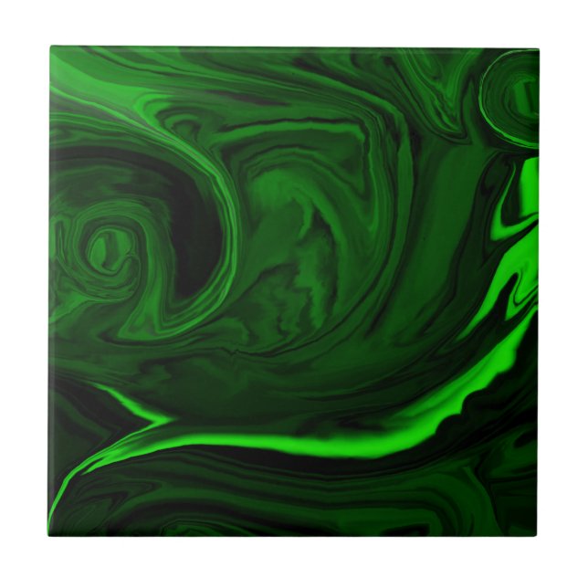 texture green malachite tile (Front)
