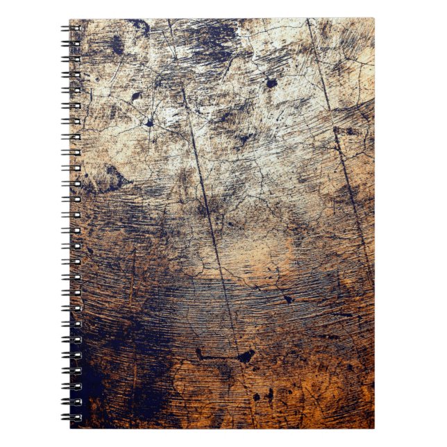 Texture grunge distress fracture notebook (Front)