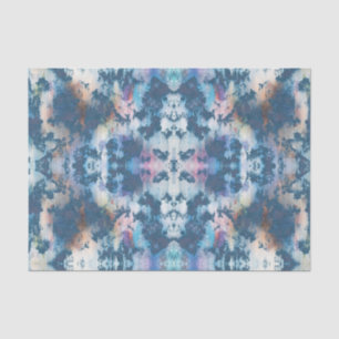 Texture grunge stucco blue abstraction decoupage tissue paper