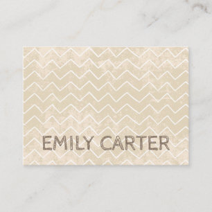 Texture Grunge Wood Sketched Pattern Business Card