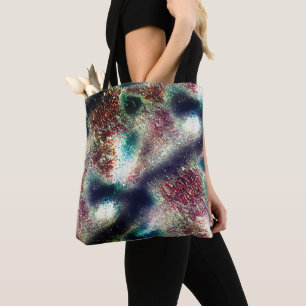 Texture looks like rocky coral submerged in water tote bag