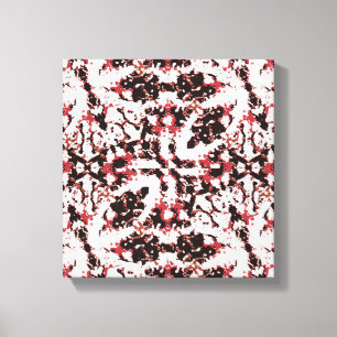 Texture Mosaic Abstract Design Canvas Print