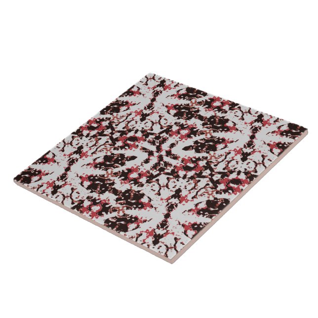 Texture Mosaic Abstract Design Tile (Side)