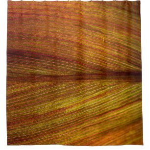 Texture nature leaf botany macro shower curtain