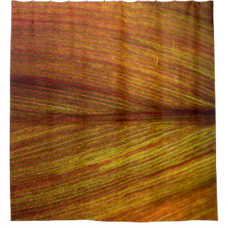 Texture nature leaf botany macro shower curtain