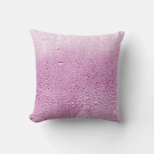 Texture of a drop of rain on a glass wet transpare cushion