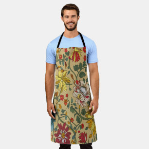 Texture of flowers apron