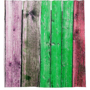 Texture of old wooden fenceabstract,backgrounds,br shower curtain