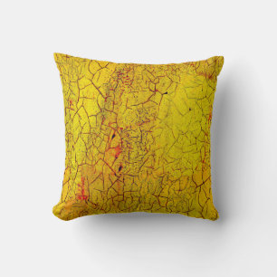 Texture of old yellow paint crackedabstract,aged,a cushion